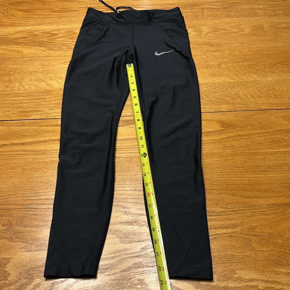 Two Nike Girls White shirts and Black Leggings Combo a short and long sleeve T. - Picture 11 of 14